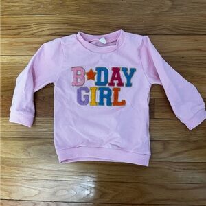 Pink Birthday Girl Kids Shirt